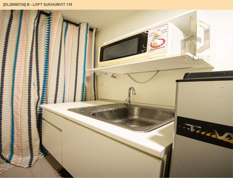 รูป DL25080724 ให้เช่าคอนโด บี ลอฟท์ สุขุมวิท 115 (B - Loft Sukhumvit 115) ใกล้ - พร้อมเข้าอยู่ โทรด่วน 0638692663 LineID @655ebbvc - รูปที่ 6/8