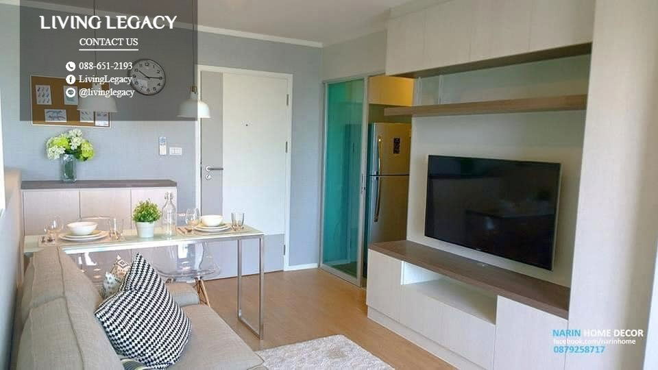 รูป LRSWVPIS ให้เช่าคอนโด Lumpini Place Srinakarin - Huamark Station 33 ตร.ม. ชั้น 23 ตึก A line id : @livinglegacy - รูปที่ 10/10