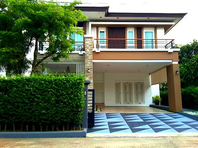 เช่าบ้านเดี่ยว วิทยาลัยการปกครอง : บ้านเช่า หมู่บ้าน ธัญธานี โฮม ออน กรีน เฟส 2 ลําลูกกา คลอง 4