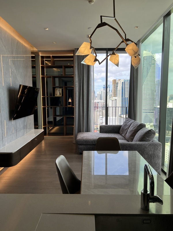 รูป ให้เช่าห้อง 28 ชิดลม  ห้องมุม 2 นอน สไตล์ contemporary ใกล้ BTS ชิดลม - รูปที่ 1/6