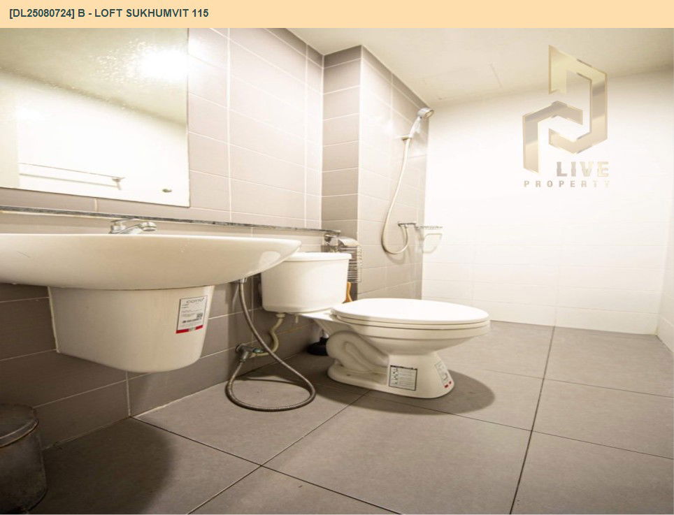 รูป DL25080724 ให้เช่าคอนโด บี ลอฟท์ สุขุมวิท 115 (B - Loft Sukhumvit 115) ใกล้ - พร้อมเข้าอยู่ โทรด่วน 0638692663 LineID @655ebbvc - รูปที่ 7/8