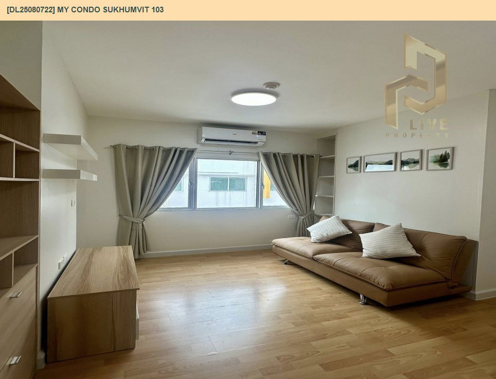 รูป DL25080722 ให้เช่าคอนโด มาย คอนโด สุขุมวิท 103 (My Condo Sukhumvit 103) ใกล้ BTS อุดมสุข พร้อมเข้าอยู่ โทรด่วน 0638692663 LineID @534wlwof - รูปที่ 4/12