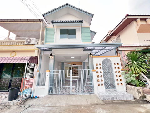 ม.พูนสินธานี 1 เคหะร่มเกล้า 64 ลาดกระบัง หลังมุม 3 นอน ใกล้สนามบินสุวรรณภูมิ