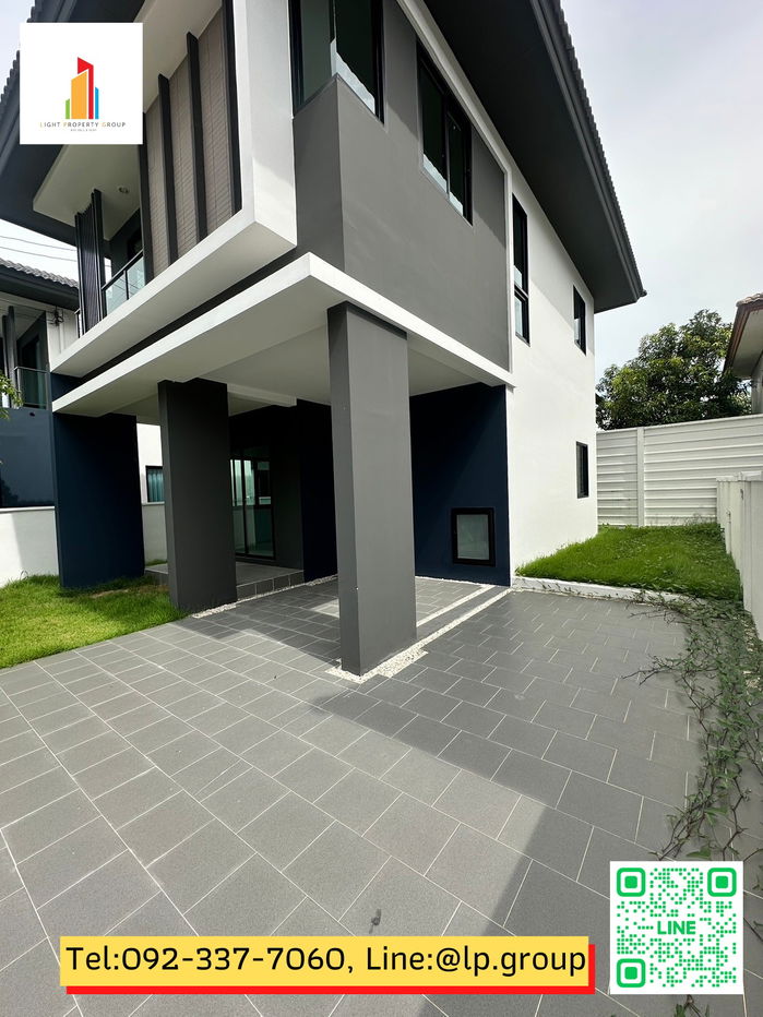 picture House for Rent – Brand New, Ready to Move In  "Baanfah Greenery NeOla House Wongwaen - Lam luk ka Klong 7" Close to Klong 7 Road and Lam Luk Ka Road. - 4/18