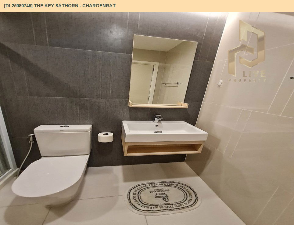 รูป DL25080745 ให้เช่าคอนโด เดอะคีย์ สาทร - เจริญราษฎร์ (The Key Sathorn - Charoenrat) ใกล้ BTS สุรศักดิ์ พร้อมเข้าอยู่ โทรด่วน 0638692663 LineID @534wlwof - รูปที่ 8/15