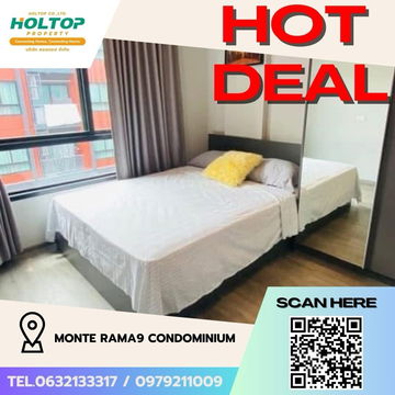 #Z2034💥230868🔥ให้เช่าคอนโด Monte Rama9 Condominium
