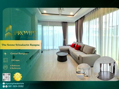 บ้านเดี่ยวให้เช่า : ST13541 - The Sonne Srinakarin-Bangna