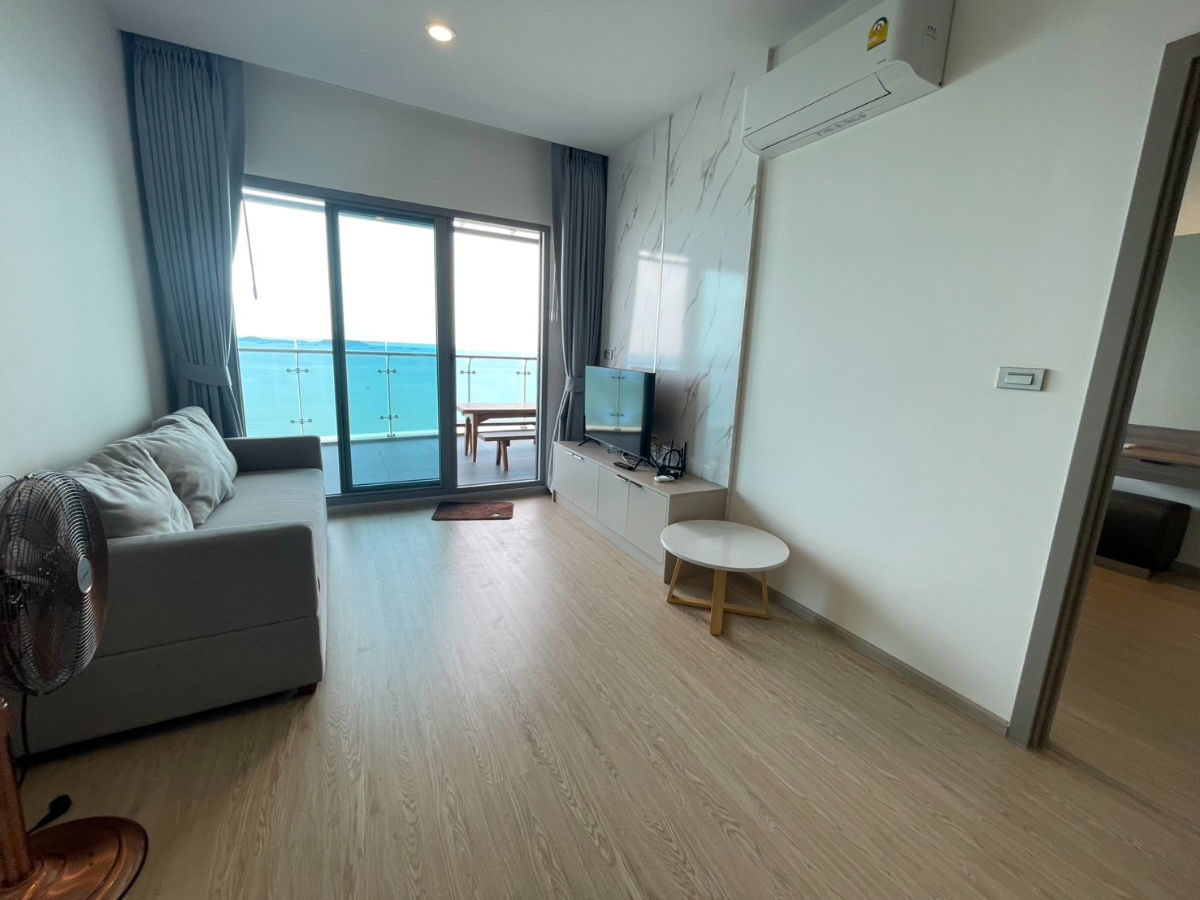 รูป For Rent – Symphony Condo Sriracha 2 Beds (S03-2107) High Floor | Private Sunset View | Large Balcony - รูปที่ 9/29
