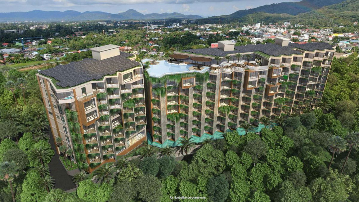 รูป สตูดิโอ (วิวสระว่ายน้ำ เฟอร์นิเจอร์ครบครัน) ในโครงการ Serene Condo Surin - รูปที่ 18/22