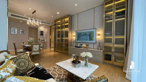 ✨Flash Deal ✨ Magnolias waterfront residences ( 2Bed 2Bath 103 SQM.) แต่งครบพร้อมอยู่ !! เพียง 130,000 บาทต่อเดือน Tel.0981315848 @propmatch