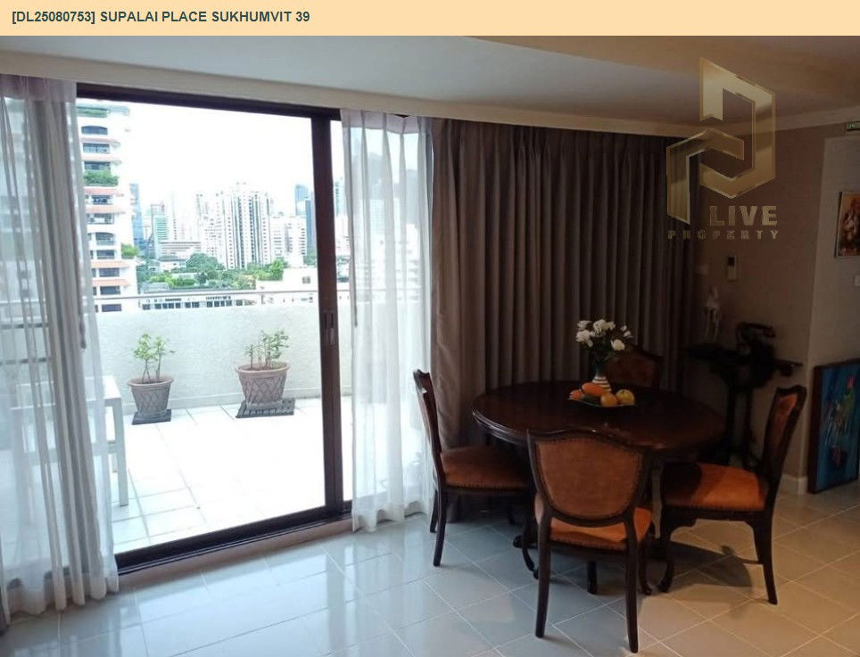 รูป DL25080753 ให้เช่าคอนโด ศุภาลัย เพลส สุขุมวิท 39 (Supalai Place Sukhumvit 39) ใกล้ BTS พร้อมพงษ์ พร้อมเข้าอยู่ โทรด่วน 0638692663 LineID @655ebbvc - รูปที่ 29/31