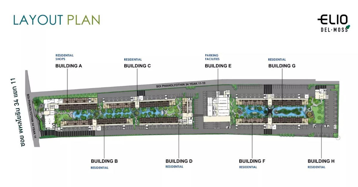 รูป ขาย Elio Del Moss พหลโยธิน 34 - 1 Bed, ใกล้ BTS เกษตร/เสนา, เฟอร์ Built-in ครบ, พร้อมเครื่องซักผ้า ตู้เย็น - รูปที่ 12/12