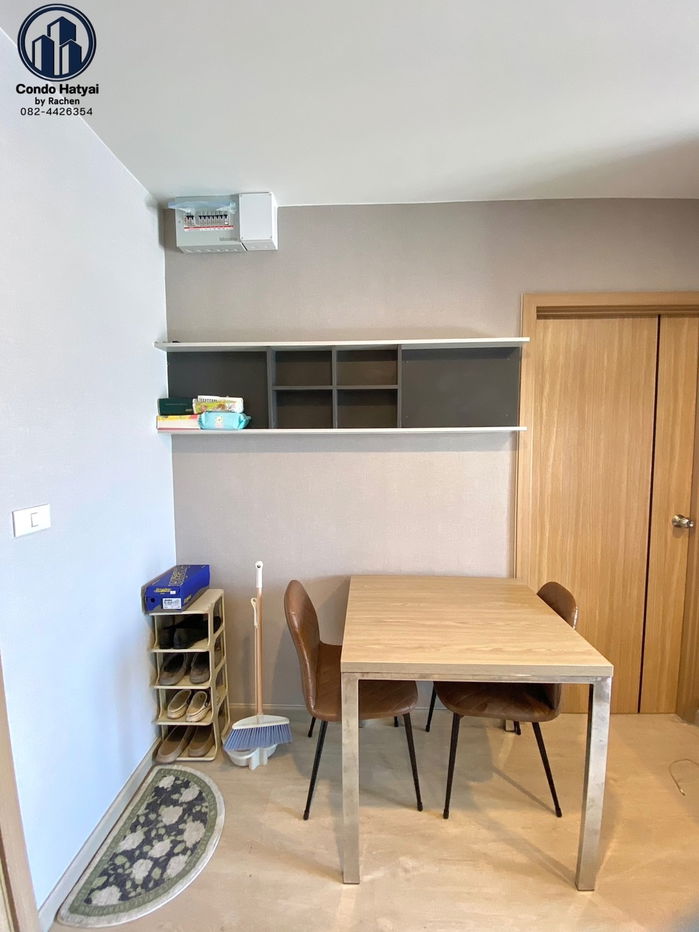 รูป ให้เช่า Plus connect Hatyai 1 ห้องนอน ชั้น 21 ขนาด 30 ตร.ม. ทิศใต้ ตกแต่งสวย พร้อมอยู่ 12,000 บาท - รูปที่ 7/24