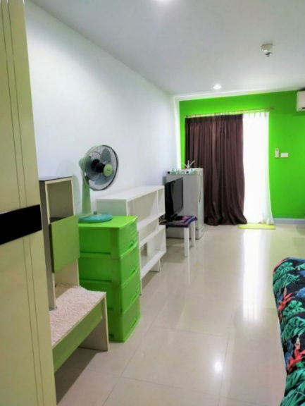 picture ✨ Washing machine included. Regent Home 7/2 Bangna Condo, 31 sq m, 3rd floor, only 6,500 baht. 🏡💖 - 4/8