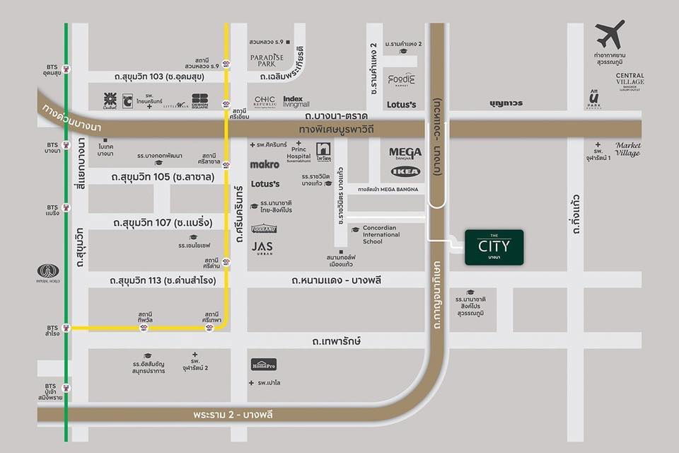 รูป ให้เช่าคอนโด The City Bangna ใกล้ห้าง Mega Bangna 189,000 บาท รหัสทรัพย์: RS1540 - รูปที่ 25/25