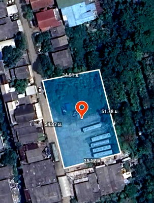 Land for sale : Empty land, already filled, near MRT, Skytrain and The Mall Bang Khae, just 2 km.