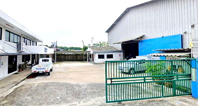 Factory for rent วิทยาลัยดุสิตธานี : ChaloemPhrakiat Rama IX MRT SuanLuang RamaIX Station 2.4km. Warehouse Land 1rai 1ngan and office spa