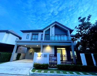 ขายบ้านเดี่ยว : 📌 ขายบ้านเดี่ยว โครงการ บางกอก บูเลอวาร์ด พระราม 5 2 ชั้น 4 ห้องนอน 4 ห้องน้ำ