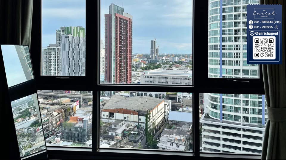 รูป 💙ให้เช่า The Line Sukhumvit 71 เครื่องใช้ไฟฟ้าครบ วิวเมือง BTS พระโขนง💙 โทร. 092-8366444 ดาว // Line id : @enrichagent - รูปที่ 10/10
