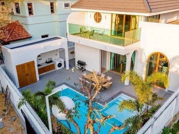 picture Pool villa for rent in Pattaya, ready to move in, premium location, near Jomtien Beach - 2/19
