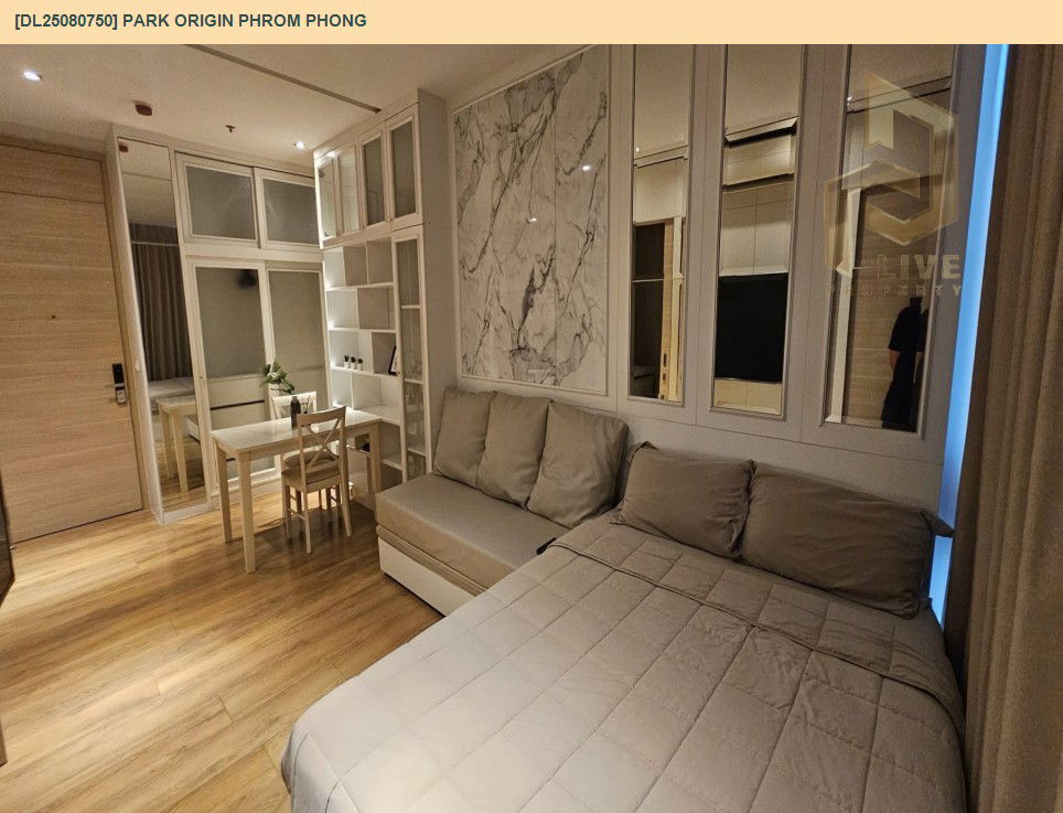 รูป DL25080750 ให้เช่าคอนโด พาร์ค ออริจิ้น พร้อมพงษ์ (PARK ORIGIN PHROM PHONG) ใกล้ BTS พร้อมพงษ์ พร้อมเข้าอยู่ โทรด่วน 0638692663 LineID @534wlwof - รูปที่ 3/4