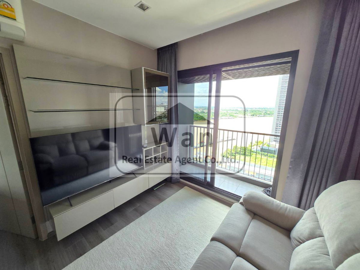รูป ให้เช่า คอนโด politan rive แบบ 2 ห้องนอน ขนาด 52 ตร.ม. ชั้น 22  ตำแหน่งโซนติดแม่น้ำ - รูปที่ 11/14