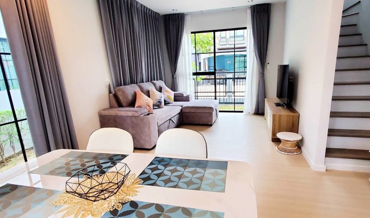 3-bed house for rent, 148 sqm, 35 sq wah, Anasiri Ramkhamhaeng