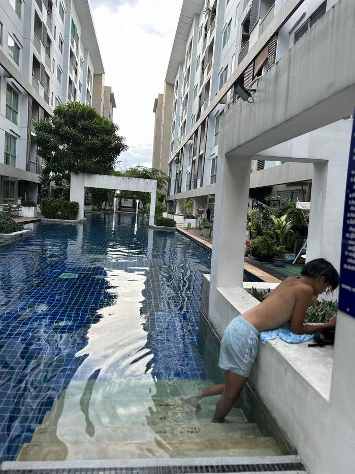 picture WS2614 🏢 For rent A Space Sukhumvit 77 | Renovated room, ready to move in, near BTS Srinakarin, only 9,000 baht/month - 7/7