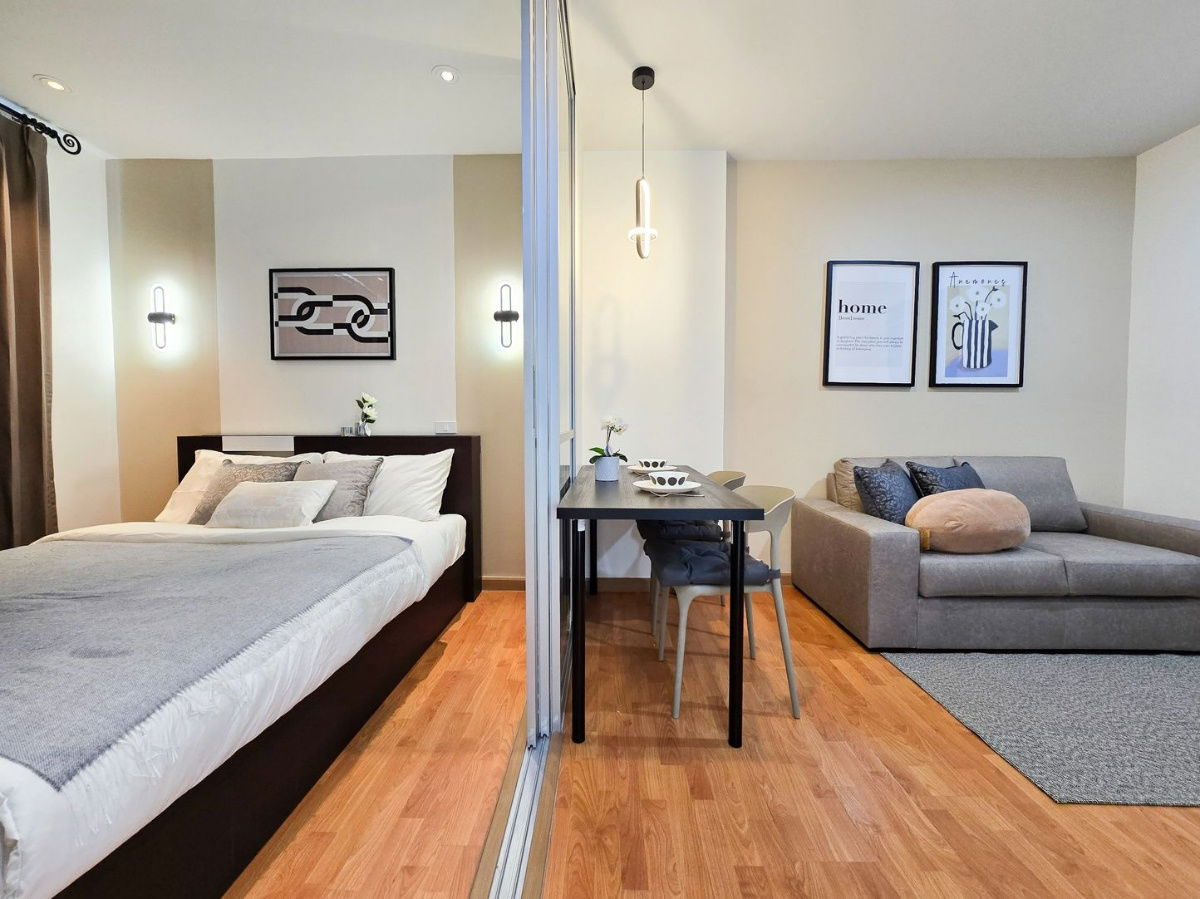 picture ✨ Beautifully decorated unit at The President Sathorn-Ratchapruek, Phase 1, 30 sq m, 1 bedroom, 29th floor, only 11,000 baht 🏡💖 - 1/11