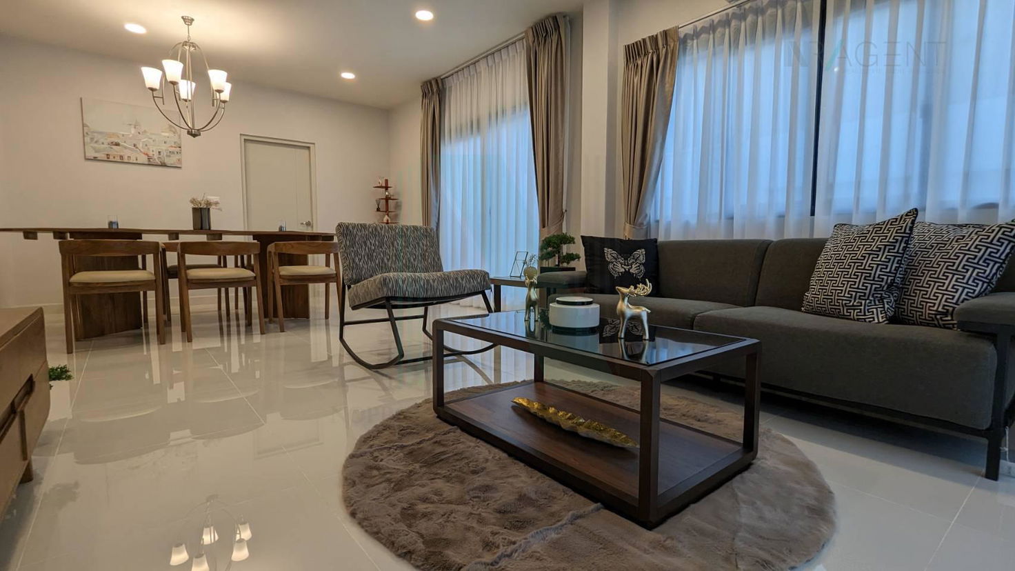 รูป 📌 ให้เช่าบ้านเดี่ยว 2 ชั้น เซนโทร บางนา 4 ห้องนอน 4 ห้องน้ำ - รูปที่ 2/8