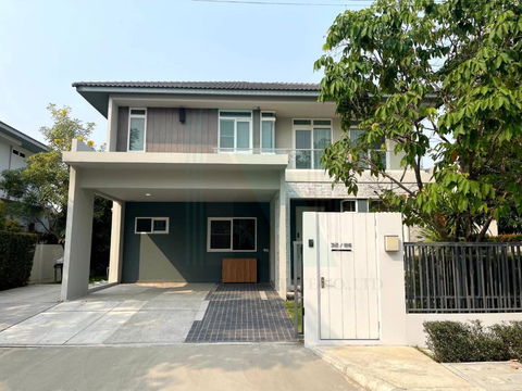 📌 ให้เช่าบ้านเดี่ยว 2 ชั้น มัณฑนา บางนา-วงแหวน 4 ห้องนอน 5 ห้องน้ำ