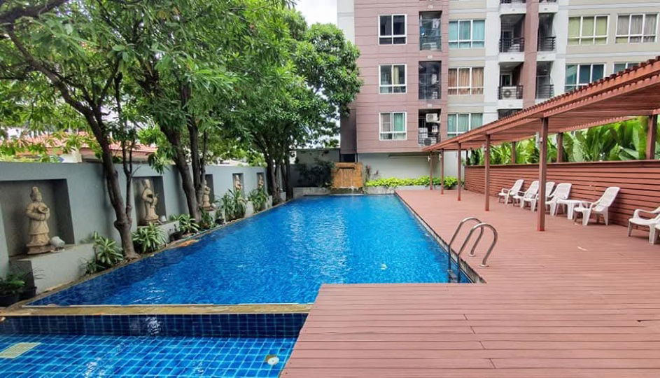 picture Condo for rent, The Pulse, Lat Phrao 44, size 33 sqm., rental price 7,000 baht. Interested, call 0894282491, Line ID: jeabmona - 13/15
