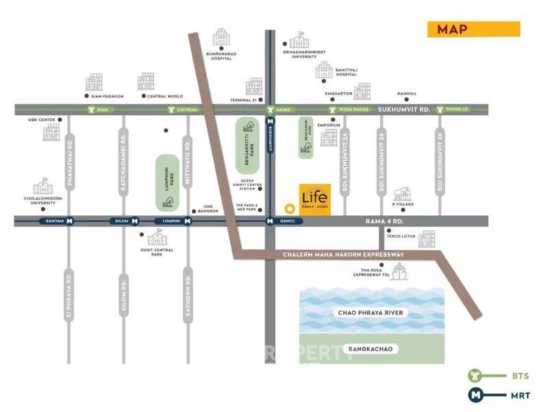 picture 1-BR Condo at LIFE Rama 4 - Asoke near MRT Queen Sirikit National Convention Centre (ID 2277848) - 6/10