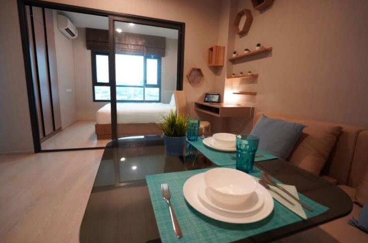 picture For Sale IDEO Tha Phra Interchange ( cozy room, fully furnished, washing machine ) - 9/12