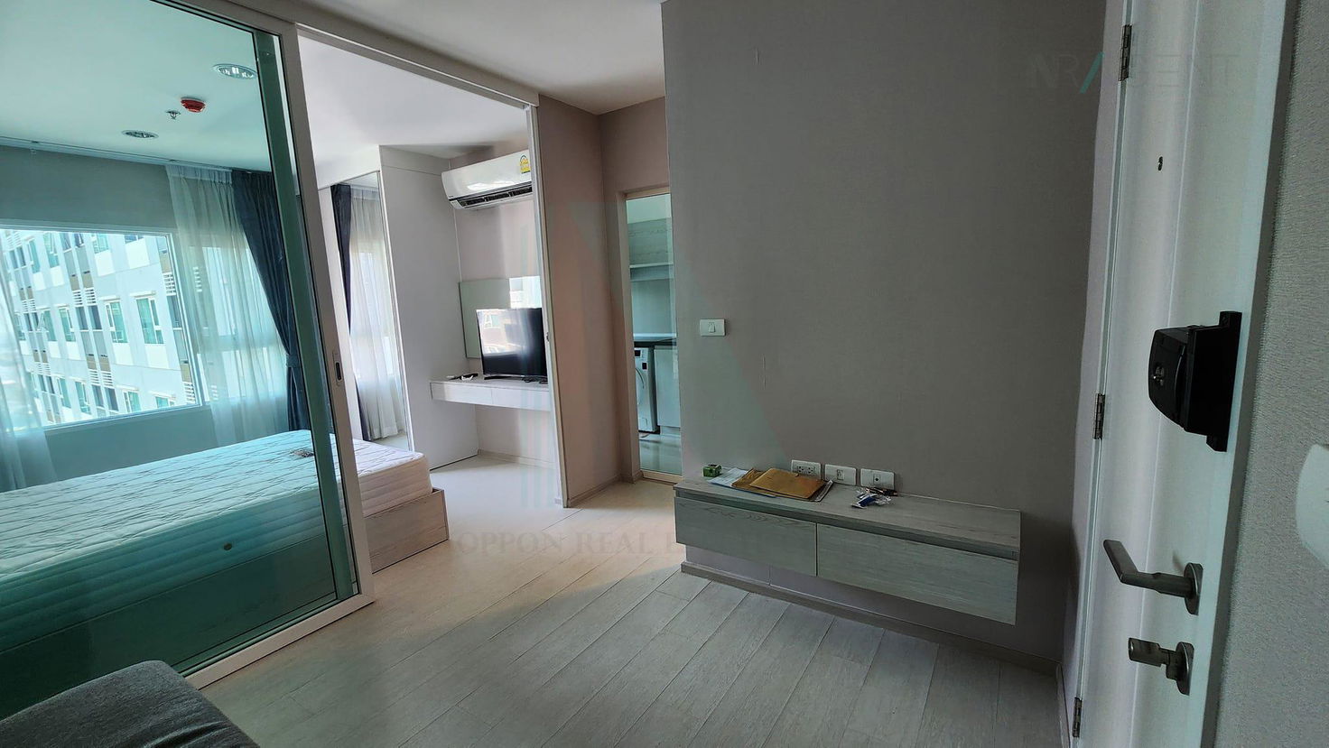 picture 📌 For rent, Aspire Erawan, 1 bedroom, 25th floor, Building B, near Big C Jumbo Samrong. - 5/8