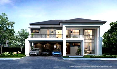 บ้านเดี่ยวให้เช่า : ให้เช่าบ้านเดี่ยวหมู่บ้าน The City Ramintra 2 ใกล้ MRT Outer Ring Road - Ram Inthra Station 90,000 บาท รหัสทรัพย์: RS1538