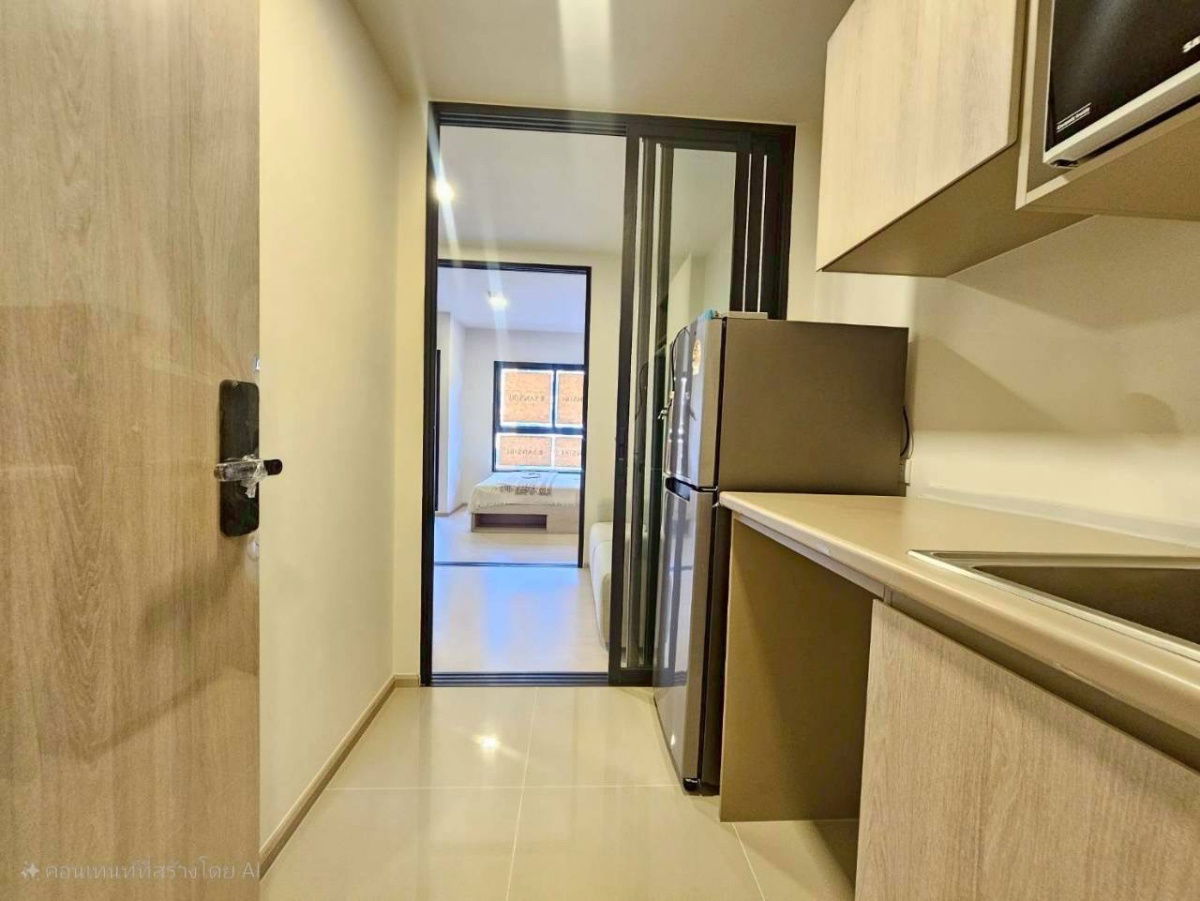 รูป ให้เช่า Dcondo Shine รังสิต 🎉 โครงการใหม่+ห้องใหม่มือ1 ห้อง 1 bed ขนาด 26 ตร.ม.✅ แต่งครบพร้อมอยู่ - รูปที่ 3/8