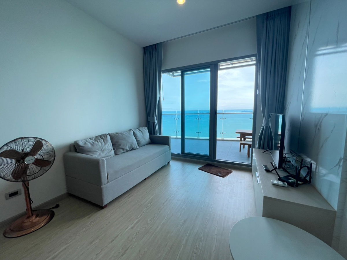 รูป For Rent – Symphony Condo Sriracha 2 Beds (S03-2107) High Floor | Private Sunset View | Large Balcony - รูปที่ 16/29