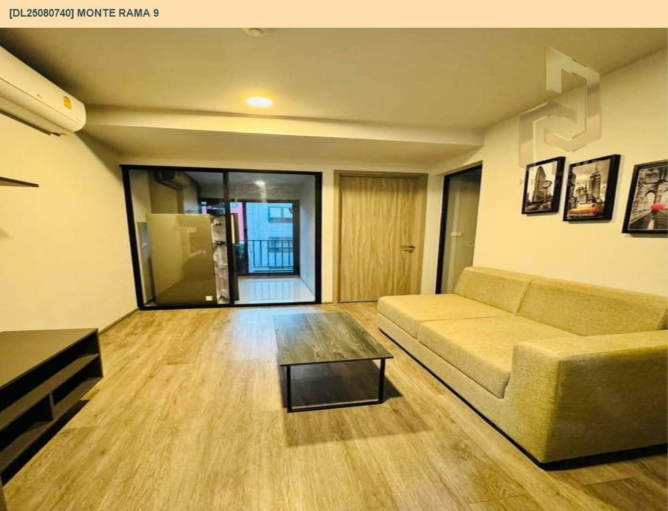 รูป DL25080740 ให้เช่าคอนโด มอนเต้ พระราม 9 (Monte Rama 9) ใกล้ สายสีส้ม พร้อมเข้าอยู่ โทรด่วน 0638692663 LineID @534wlwof - รูปที่ 2/11