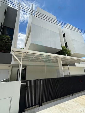 📌 For sale: Twin house, Akin Vibhavadi project, 3 floors, 3 bedrooms, 4 bathrooms