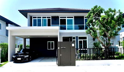 บ้านเดี่ยว สมุทรปราการ : P0205 ขายบ้านเดี่ยว มัณฑนา 2 บางนา กม.7 – ใกล้เมกาบางนาเพียง 700 เมตร