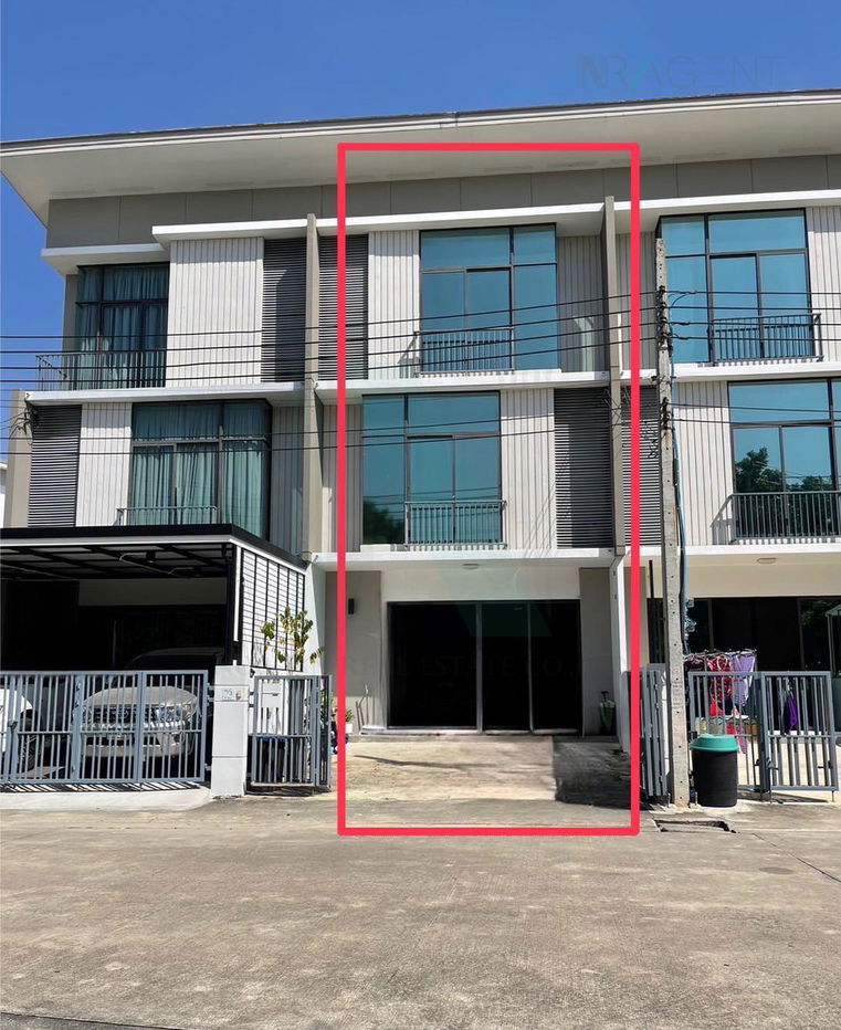 picture 📌 For Rent 3-story Townhouse PRUKSA VILLE BANGNA - WONGWAEN 3 bedroom 3 bathroom - 1/8