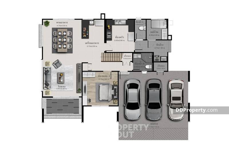 รูป บ้าน 4-ห้องนอน ที่ เศรษฐสิริ กรุงเทพกรีฑา ใน หัวหมาก (ID 1207212) - รูปที่ 18/19