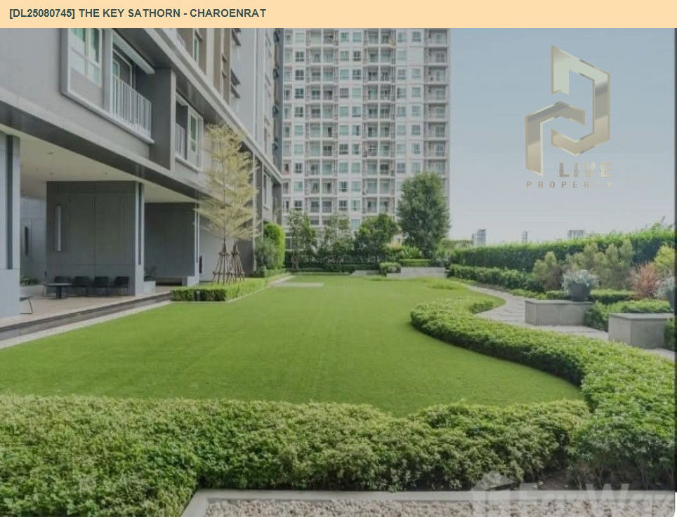 รูป DL25080745 ให้เช่าคอนโด เดอะคีย์ สาทร - เจริญราษฎร์ (The Key Sathorn - Charoenrat) ใกล้ BTS สุรศักดิ์ พร้อมเข้าอยู่ โทรด่วน 0638692663 LineID @534wlwof - รูปที่ 14/15
