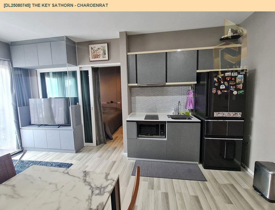รูป DL25080745 ให้เช่าคอนโด เดอะคีย์ สาทร - เจริญราษฎร์ (The Key Sathorn - Charoenrat) ใกล้ BTS สุรศักดิ์ พร้อมเข้าอยู่ โทรด่วน 0638692663 LineID @534wlwof - รูปที่ 12/15