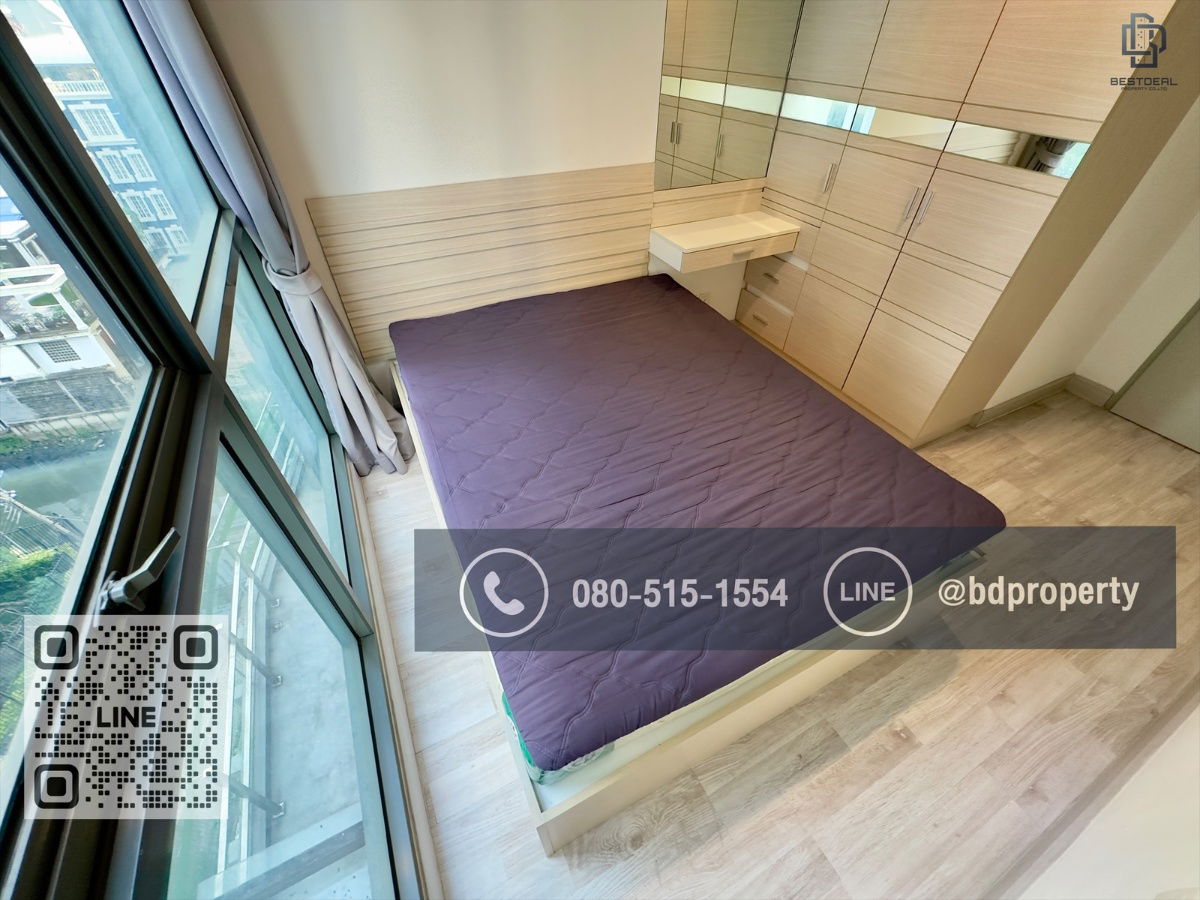 รูป Bestdeal ให้เช่า/For Rent  Duplex 2 Bed ห้องสวย Fully Furnished ราคา25,000 เดือนเท่านั้น ใกล้MRT และ เซ็นทรัลพระราม 9 เพียง 80 ม. - รูปที่ 9/16