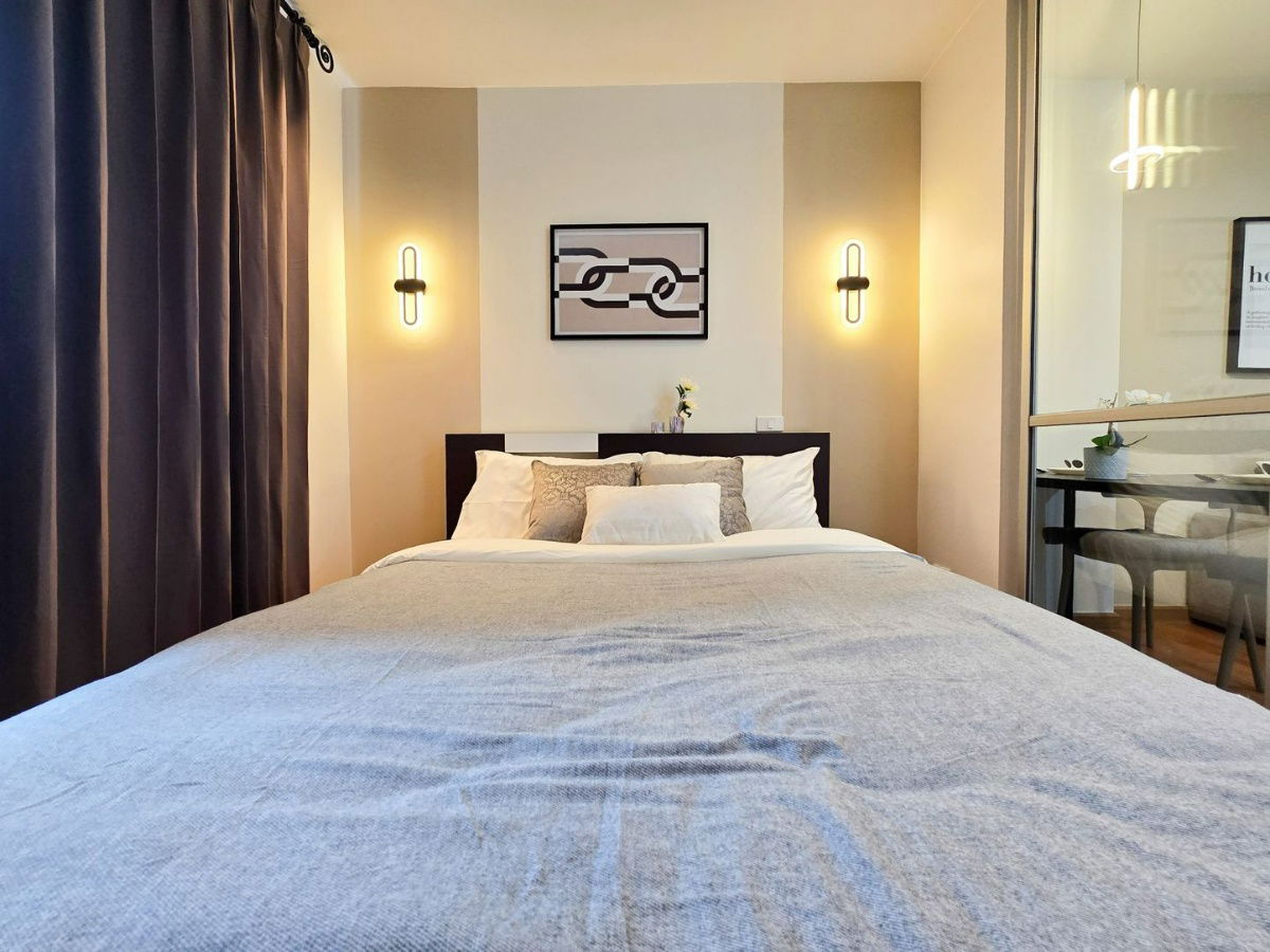picture ✨ Beautifully decorated unit at The President Sathorn-Ratchapruek, Phase 1, 30 sq m, 1 bedroom, 29th floor, only 11,000 baht 🏡💖 - 5/11
