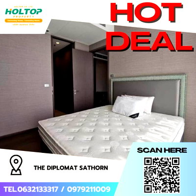 คอนโดให้เช่า : #Z2025💥230868🔥ให้เช่าคอนโด The Diplomat Sathorn 