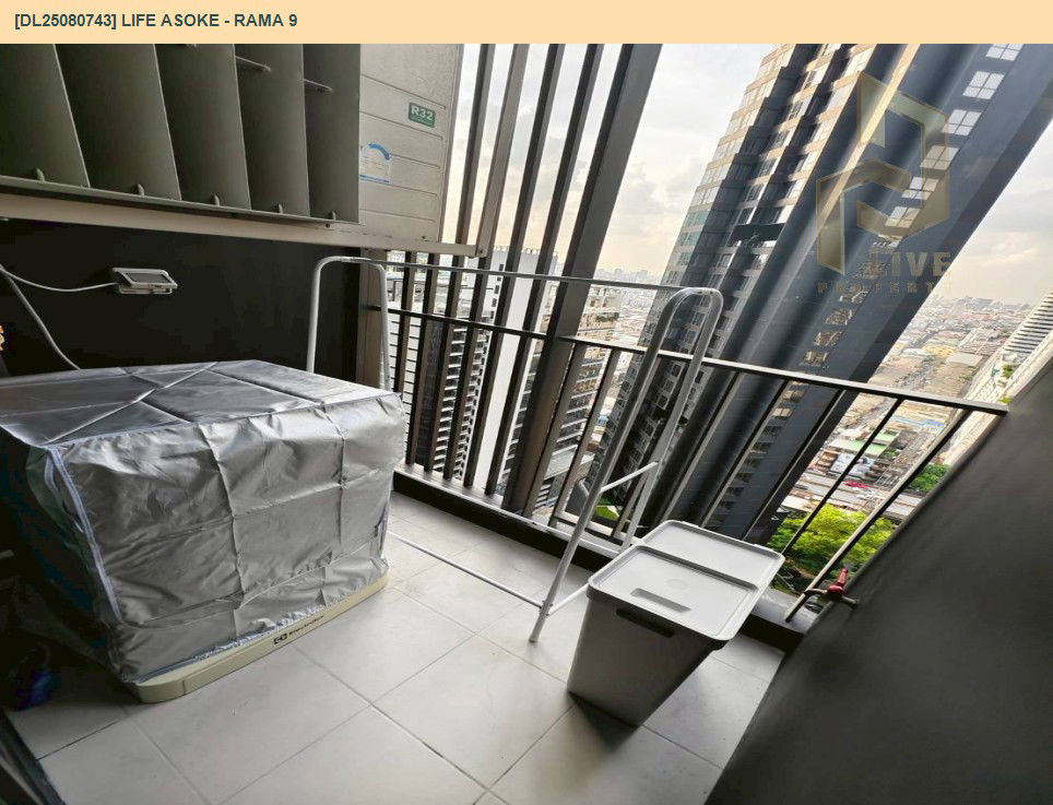 รูป DL25080743 ให้เช่าคอนโด ไลฟ์ อโศก - พระราม 9 (Life Asoke - Rama 9) ใกล้ MRT พระราม 9 พร้อมเข้าอยู่ โทรด่วน 0638692663 LineID @534wlwof - รูปที่ 7/12