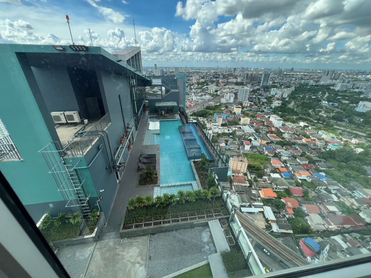 รูป (ห้องใหญ่ มีVDO)ให้เช่าCentric Tiwanon - 1นอน 1น้ำ 42ตรม. ชั้น40 ตึกA - Line:@hac55 - รูปที่ 11/16